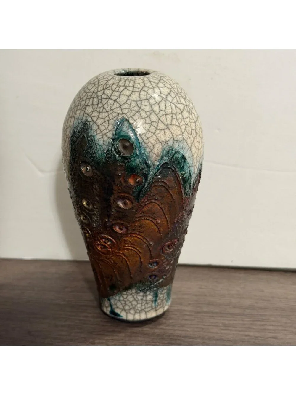 Bruce Odell Raku Studio Art Pottery 5.5
